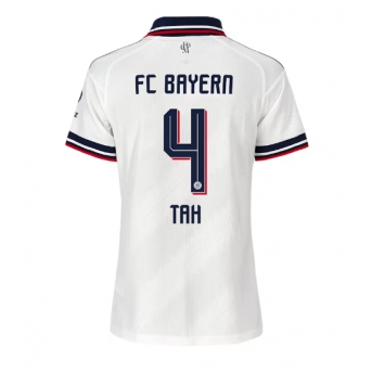 Bayern Munich Jonathan Tah #4 Maglia Gara Trasferta Repliche 2026-27 Donna Maniche Corte